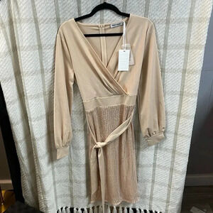 GRACE KARIN Sequin Dress Cocktail Bodycon Glitter Dresses Long Sleeve NWT